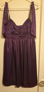 TOPSHOP purple mini dress